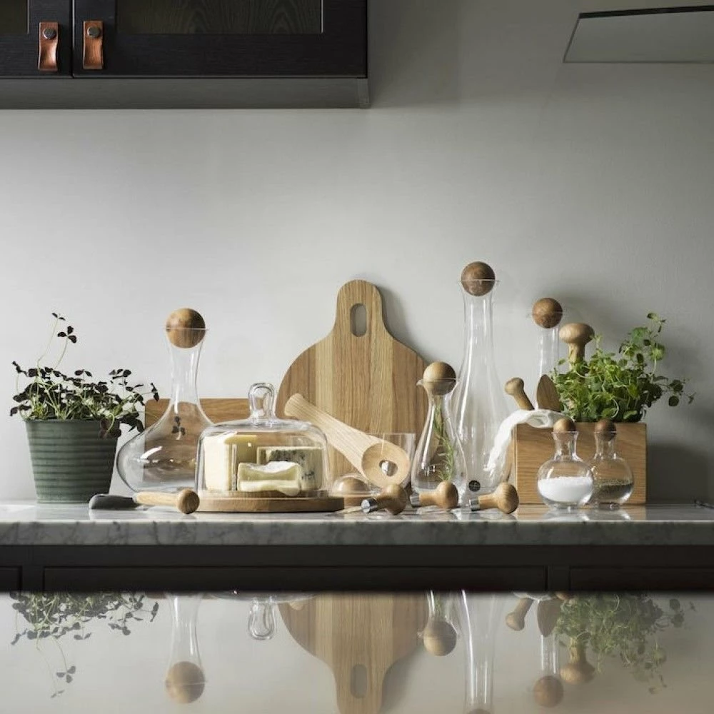 Sagaform Nature Oil/Vinegar Bottles With Oak Stopper 4 Sagaform Nature Oil/Vinegar Bottles With Oak Stopper - Image 2