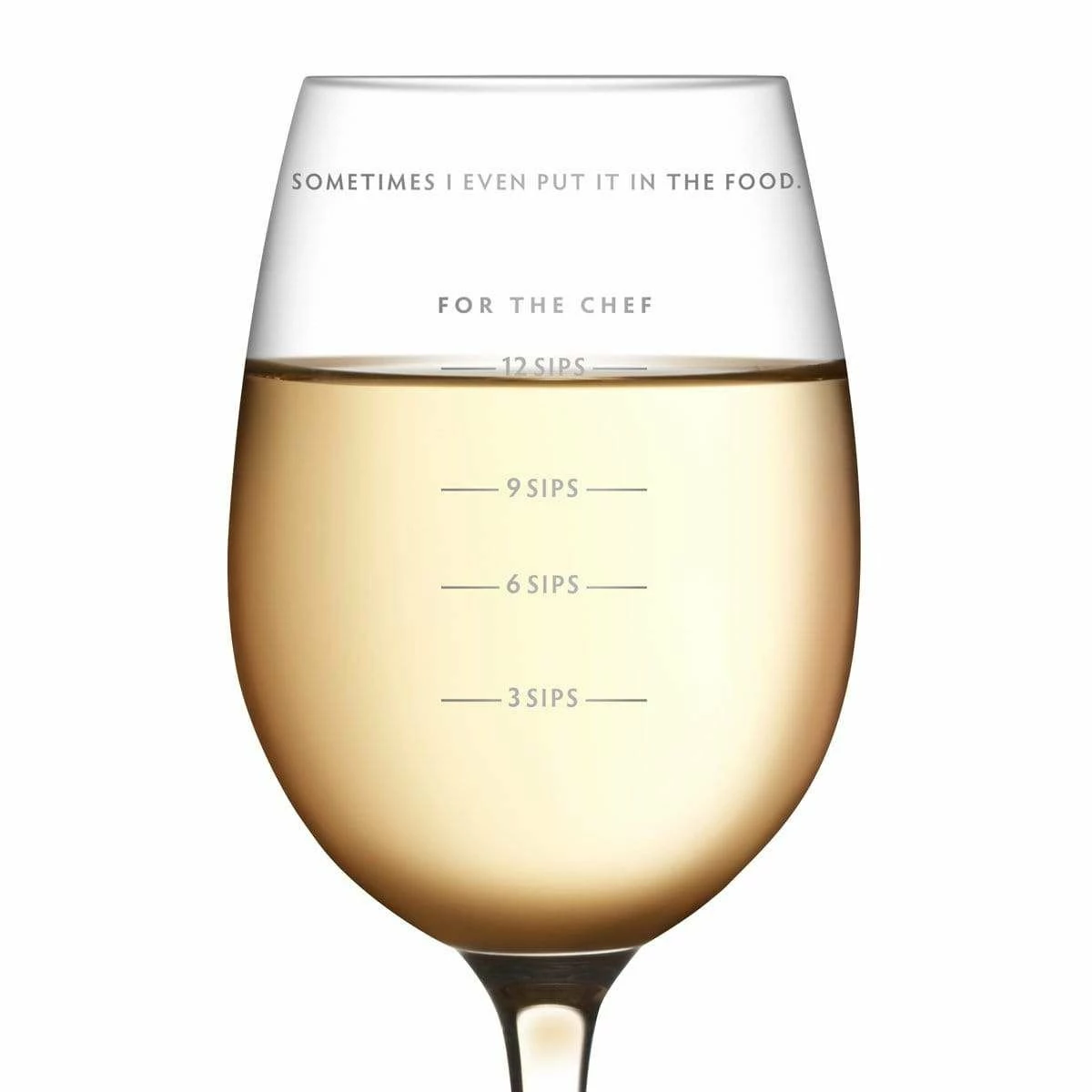 Fred Measuring Wine Glass | Sauced 5 Fred Measuring Wine Glass | Sauced - Image 3