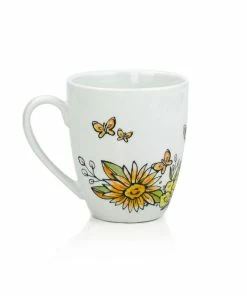 Everything Kitchens Barnyard Baby Animals 12oz Mugs (Set Of 4) | Assorted -Glassware & Drinkware Shop sheep mug view 2 1