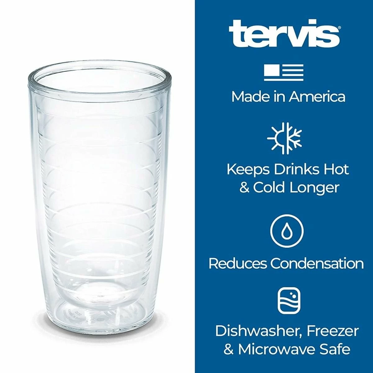 Tervis® 16oz Double-Walled Insulated Tumbler With Lid | Fiesta® Stripes - Meadow 4 Tervis® 16oz Double-Walled Insulated Tumbler With Lid | Fiesta® Stripes - Meadow - Image 3