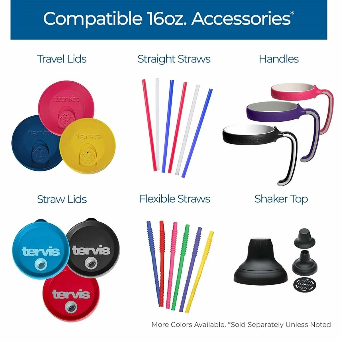 Tervis® 16oz Double-Walled Insulated Tumbler With Lid | Fiesta® Stripes - Meadow 5 Tervis® 16oz Double-Walled Insulated Tumbler With Lid | Fiesta® Stripes - Meadow - Image 4