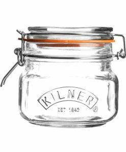 Kilner Swing Top Square Glass Jar | 17oz