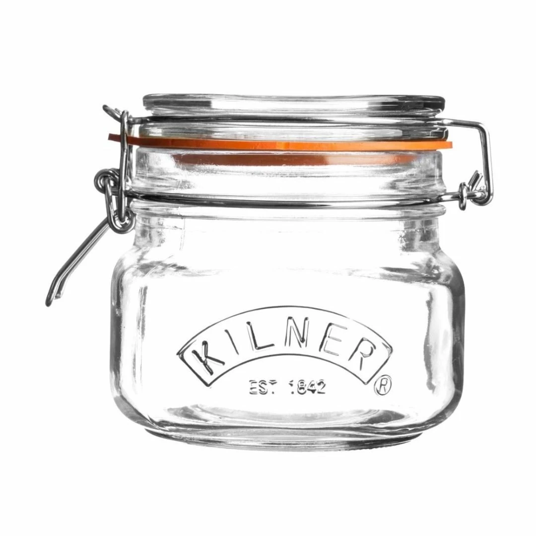 Kilner Swing Top Square Glass Jar | 17oz 3 Kilner Swing Top Square Glass Jar | 17oz