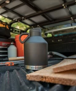 DrinkTanks 32oz Session Growler | Obsidian -Glassware & Drinkware Shop ssn 32 obd woodwork fullsize 2