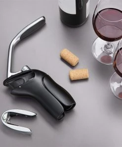 OXO SteeL Vertical Lever Corkscrew 19 OXO SteeL Vertical Lever Corkscrew -Glassware & Drinkware Shop stl 11147600 1c