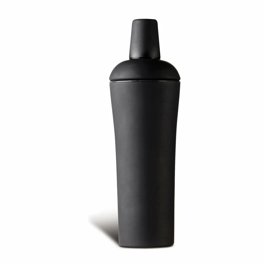 Swissmar Nuance 3-Piece Cocktail Shaker | Matte Black 3 Swissmar Nuance 3-Piece Cocktail Shaker | Matte Black