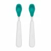 OXO Tot Feeding Spoon Set With Soft Silicone | Teal -Glassware & Drinkware Shop tot 61138300 2