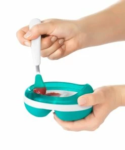 OXO Tot Feeding Spoon Set With Soft Silicone | Teal -Glassware & Drinkware Shop tot 61138300 4