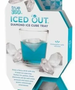 True Brands "Iced Out" Silicone Diamond Ice Cube Tray -Glassware & Drinkware Shop true fabrications iced out silicone diamond ice cube tray 3350 04