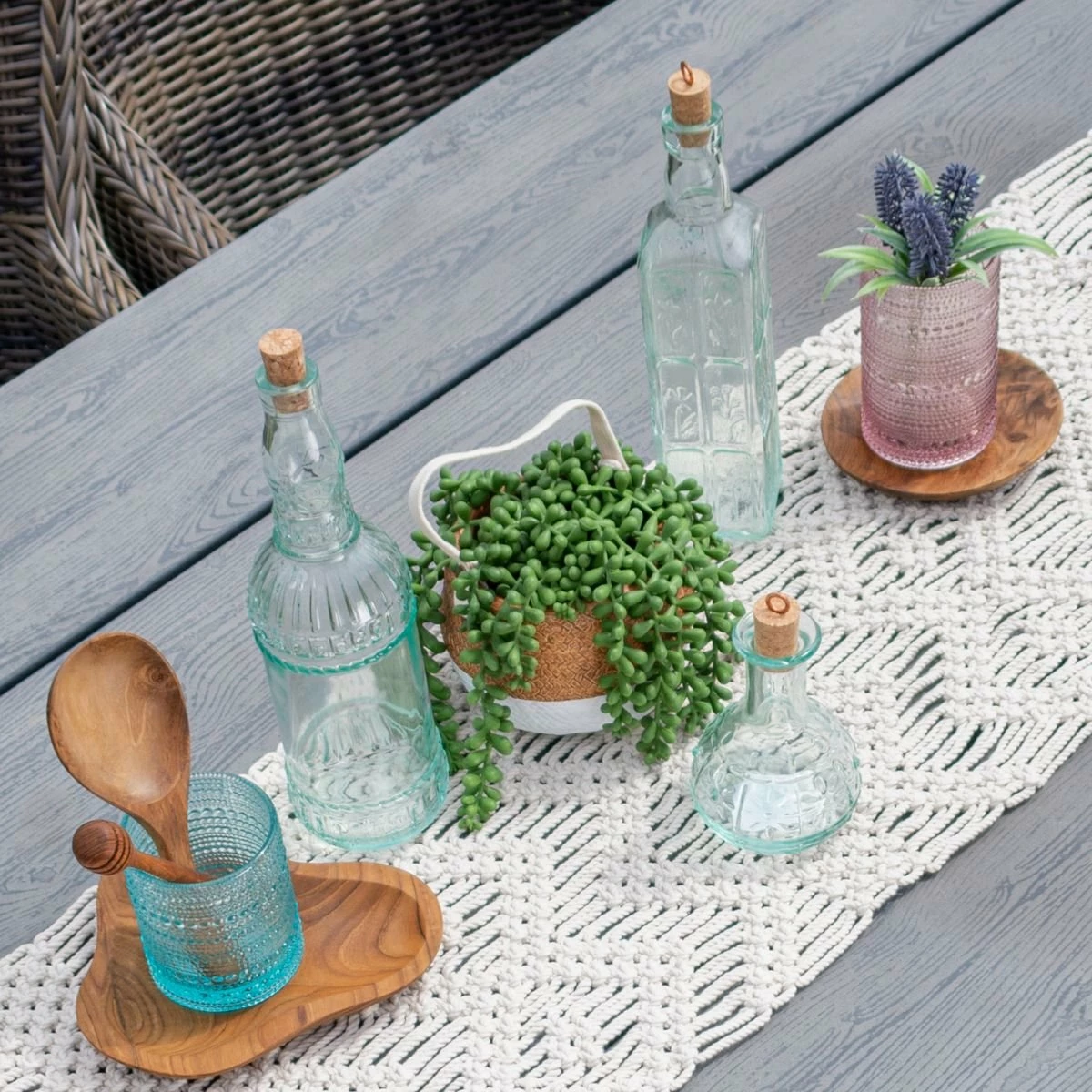 Bormioli Rocco 7oz Olivia Glass Oil & Vinegar Bottle 4 Bormioli Rocco 7oz Olivia Glass Oil & Vinegar Bottle - Image 2