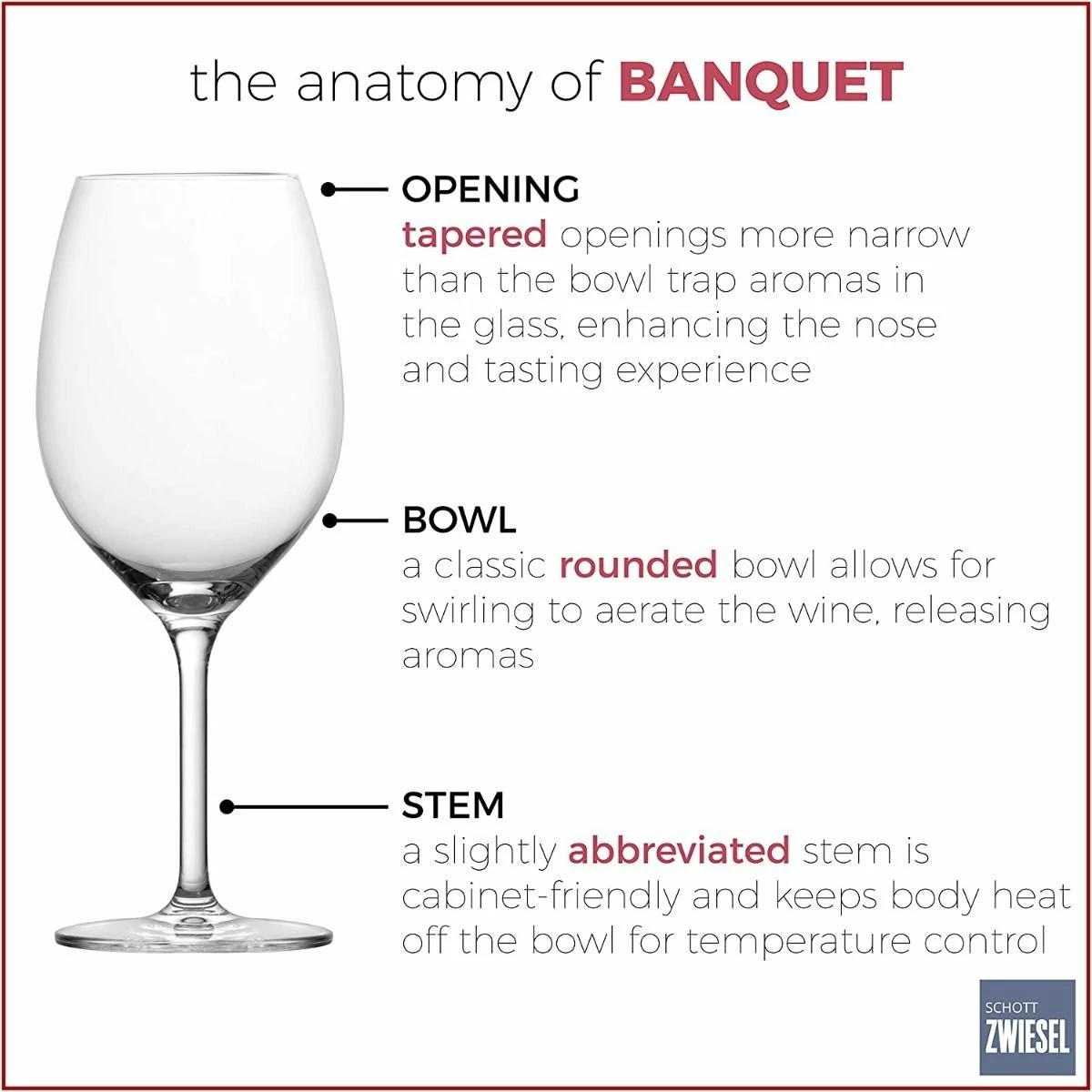 Fortessa Banquet® Wine Goblet Glasses | Set Of 6 6 Fortessa Banquet® Wine Goblet Glasses | Set Of 6 - Image 4